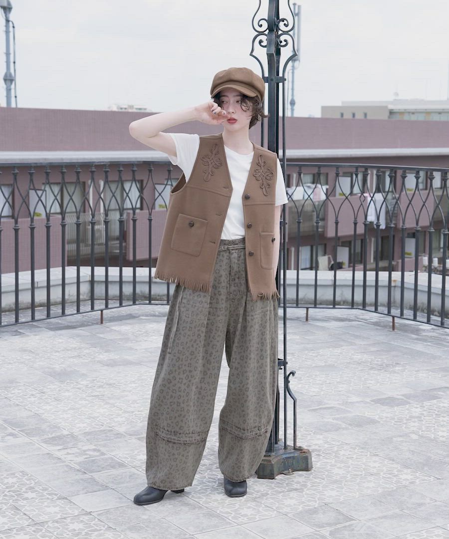 NKJ 2025AW】REMAKE BARREL DENIM（デニムパンツ）｜niko and