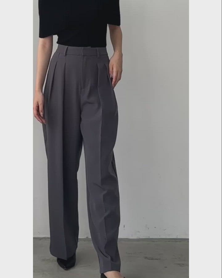 ETRO ２点購入　スラックス fredy emue（フレディエミュ） スラックス パンツ とろみツイルタック