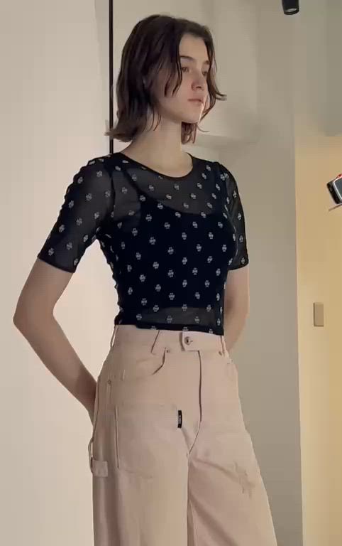 人気商品につき待望の再入荷】SWAN LAKE Half Sleeve TOP/スワンレイク