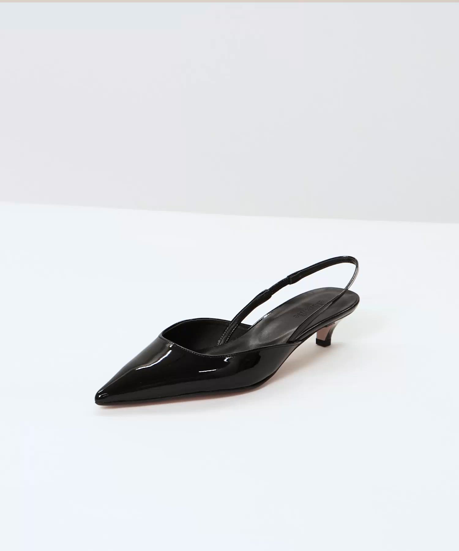 ◇ ポインテッドスリングバックストラップパンプス（パンプス