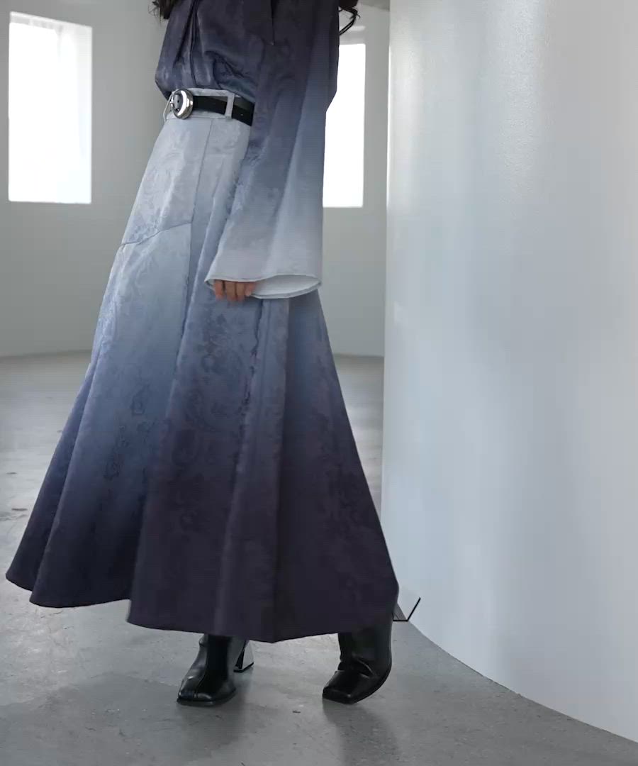 グラデーションジャガードフレアスカート(HARE)（スカート）｜HARE