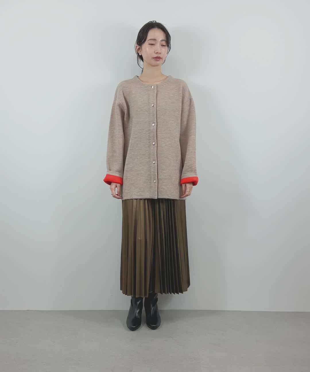 グレディブリリアン　ダブルフェイスニットコート セール】ダブルフェイスニットコート（ニット/セーター）｜Gready