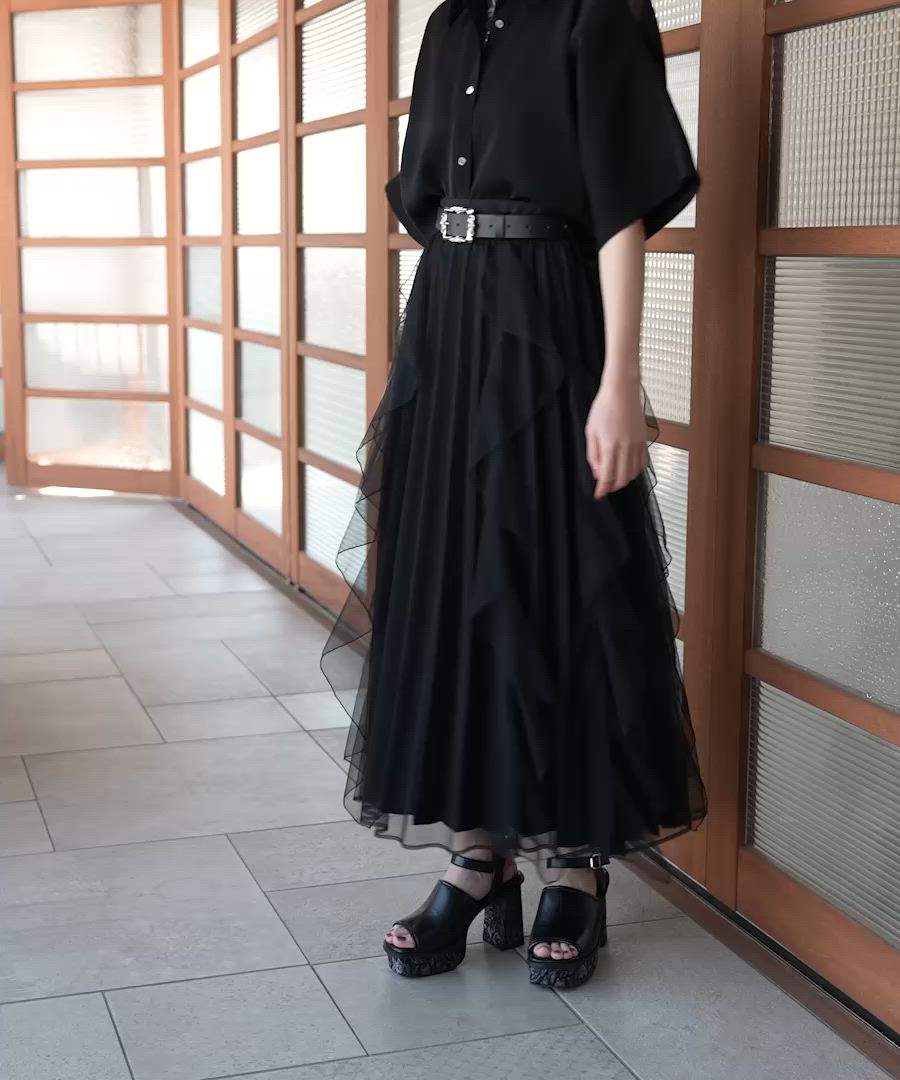 セール】シアーレイヤープリーツスカート(HARE)（スカート）｜HARE