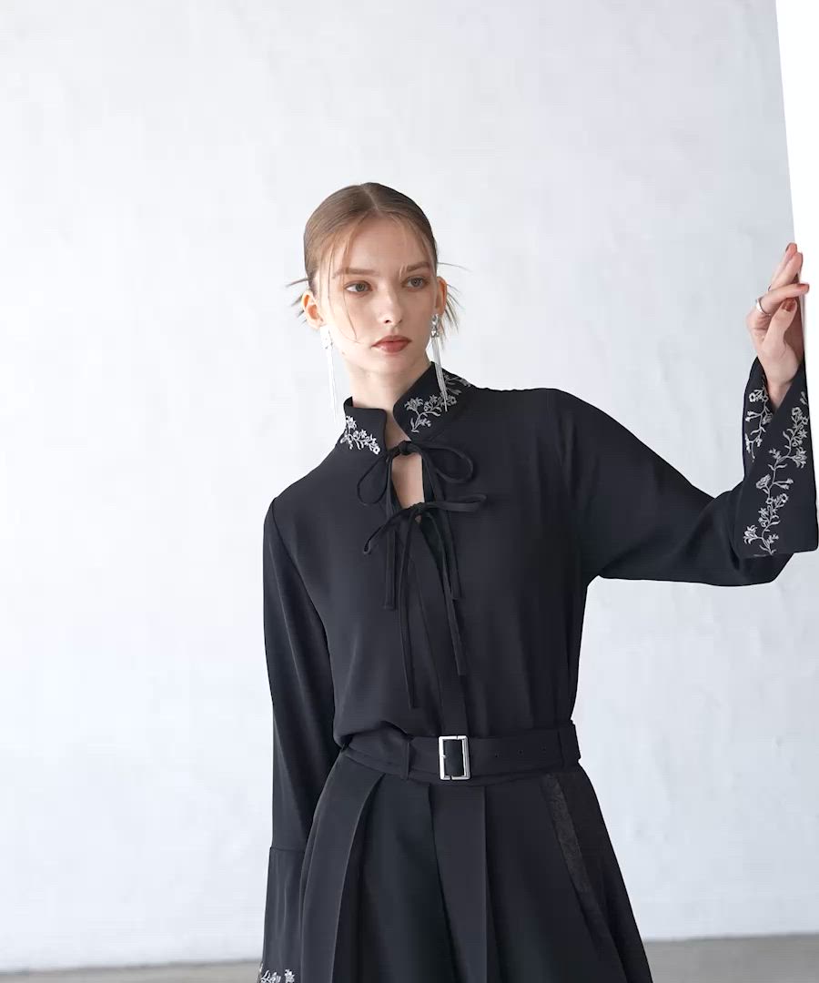 2WAYフラワーシシュウブラウス(HARE)（シャツ/ブラウス）｜HARE（ハレ