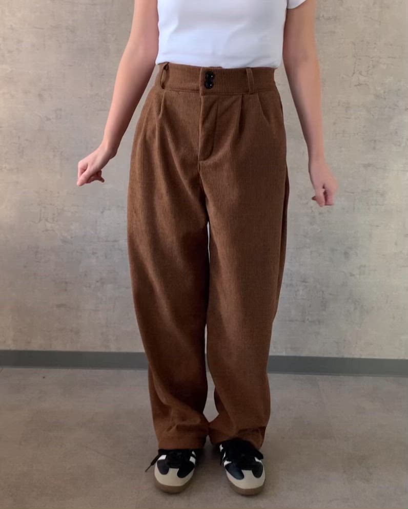 セール】【25年秋冬新作】【美脚ボトム】ハイウエスト裏起毛