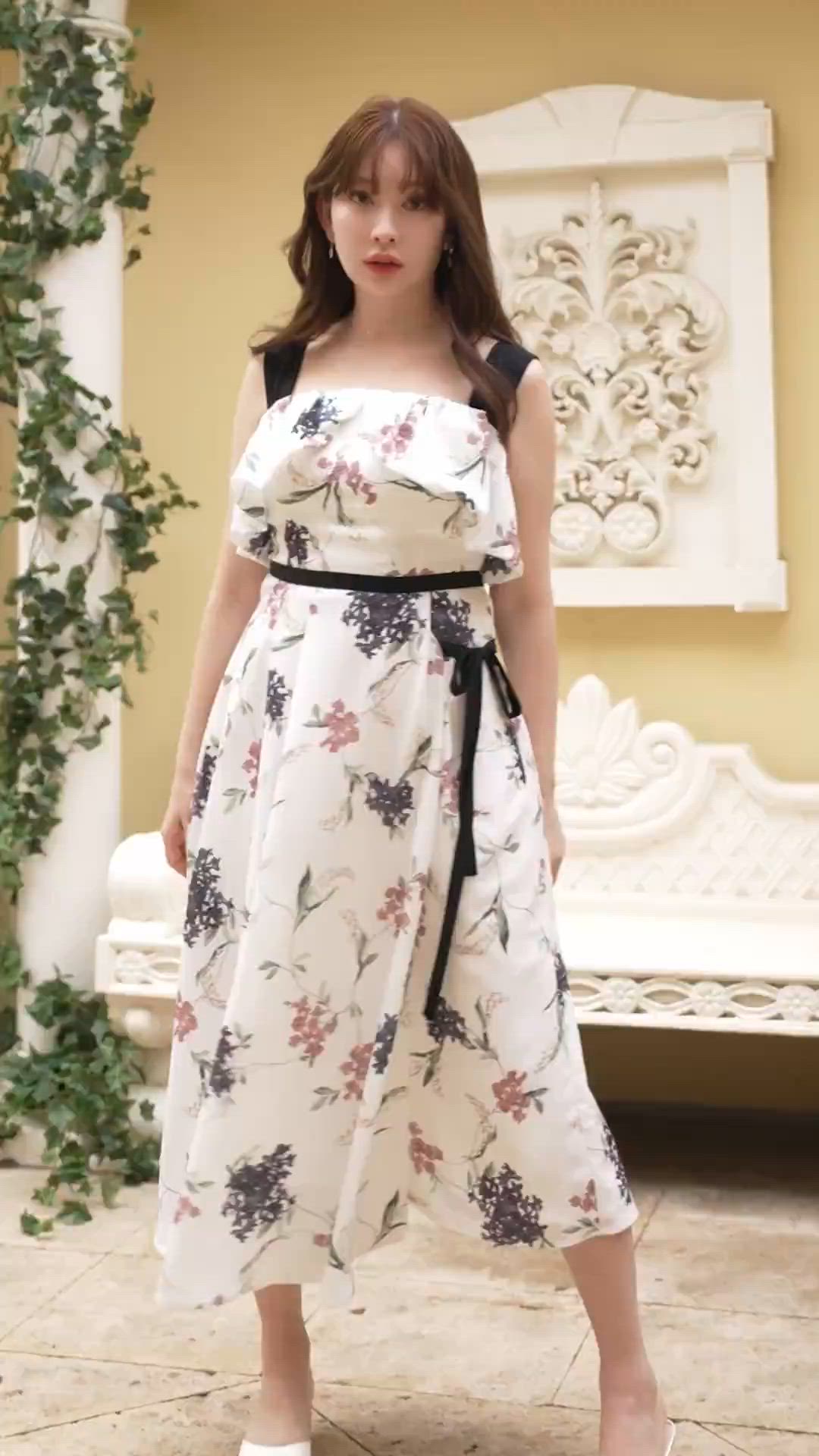 Avignon Floral Garden Dress（ワンピース）｜Her lip to（ハーリップ