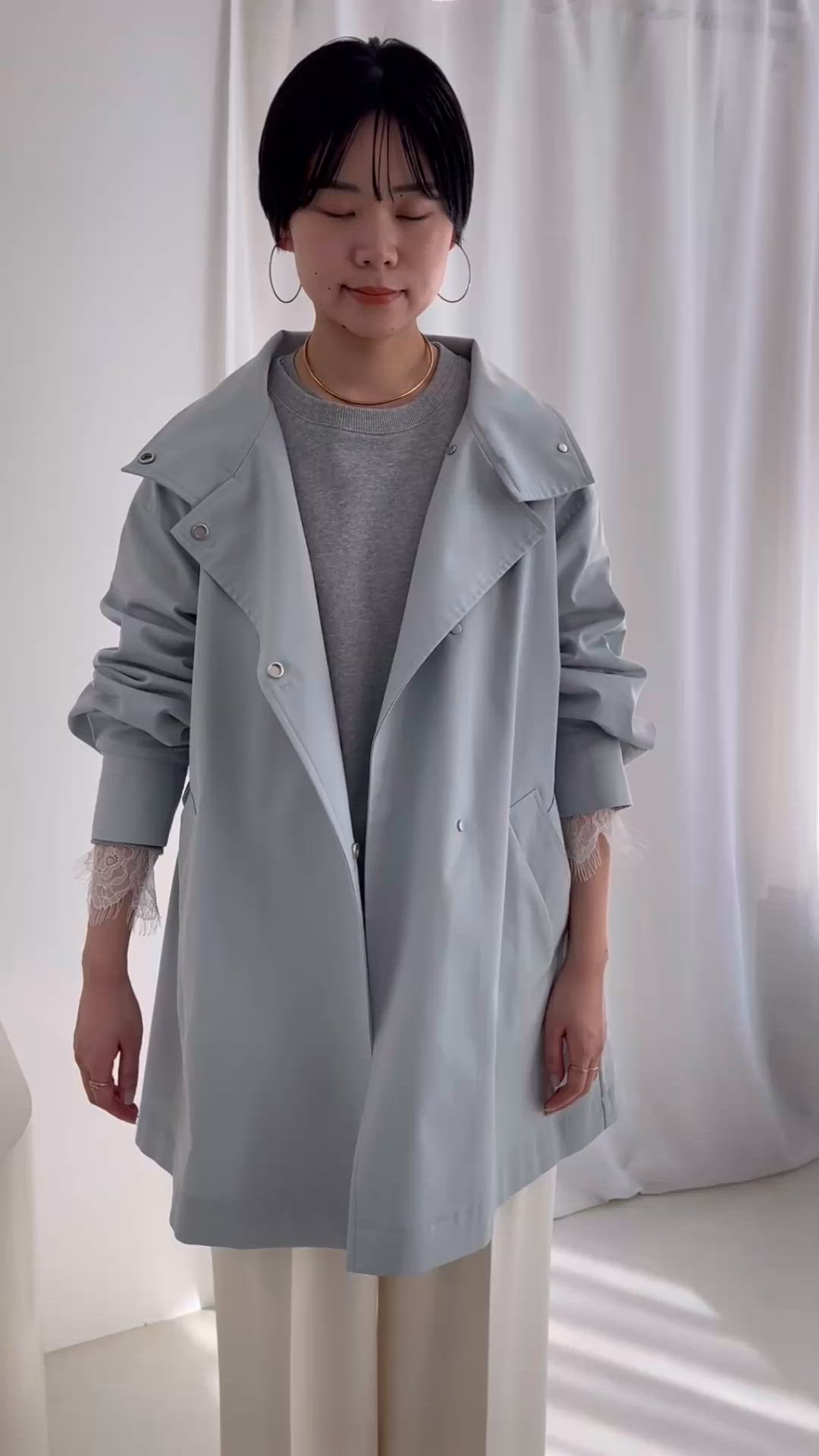 ウォッシャブルツイルスタンドコート（その他アウター）｜NOLLEY'S