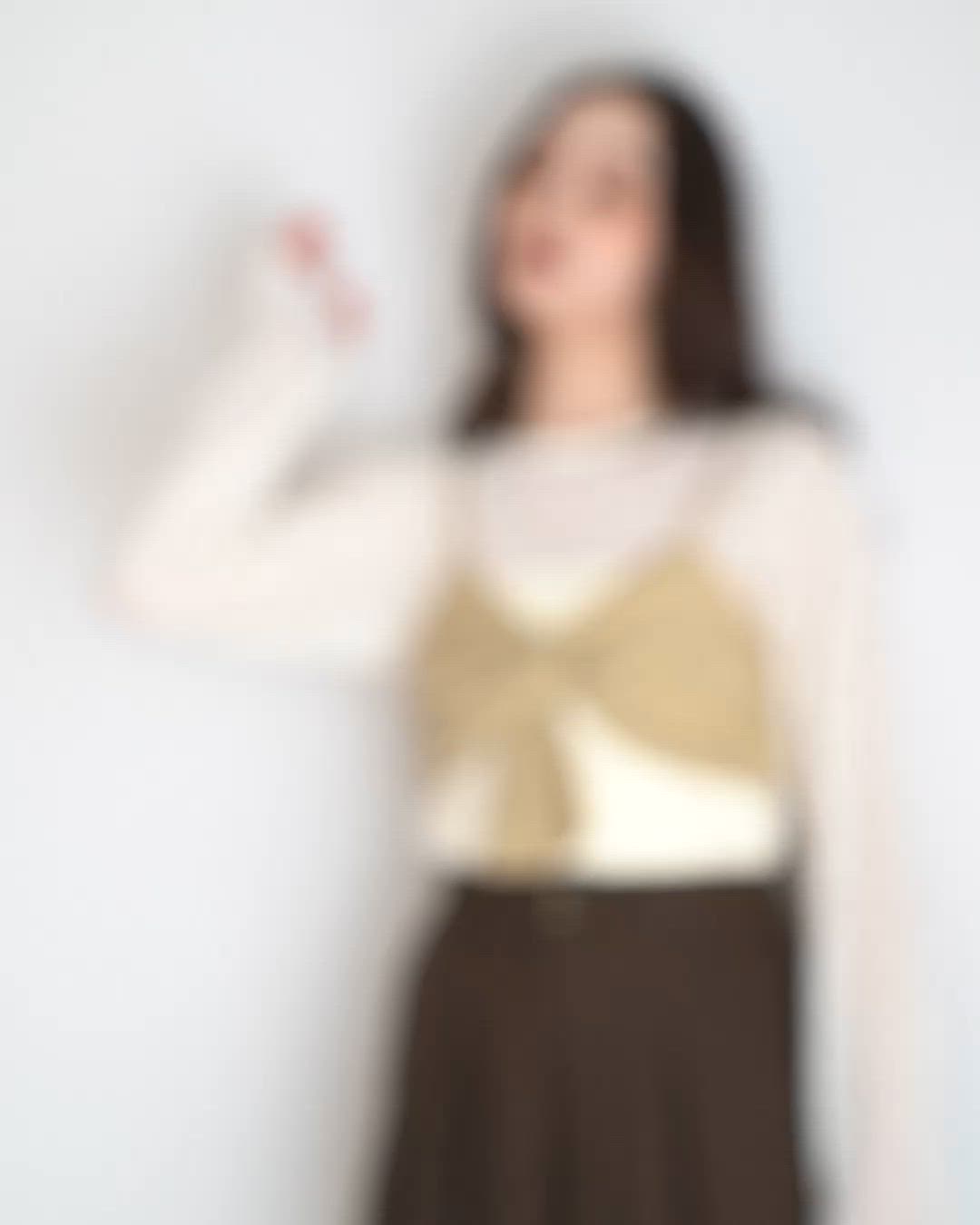 cross design bustier/クロスデザインビスチェ（その他トップス