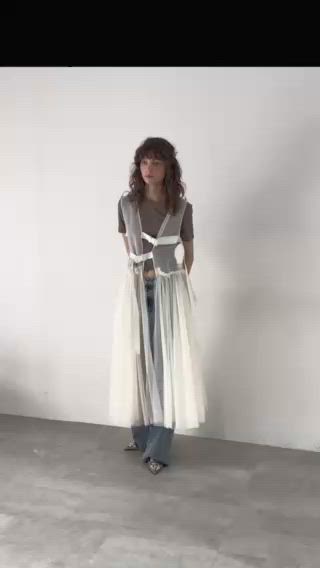 バックルデザインチュールジレ（ベスト）｜J1U by LA BELLE ETUDE