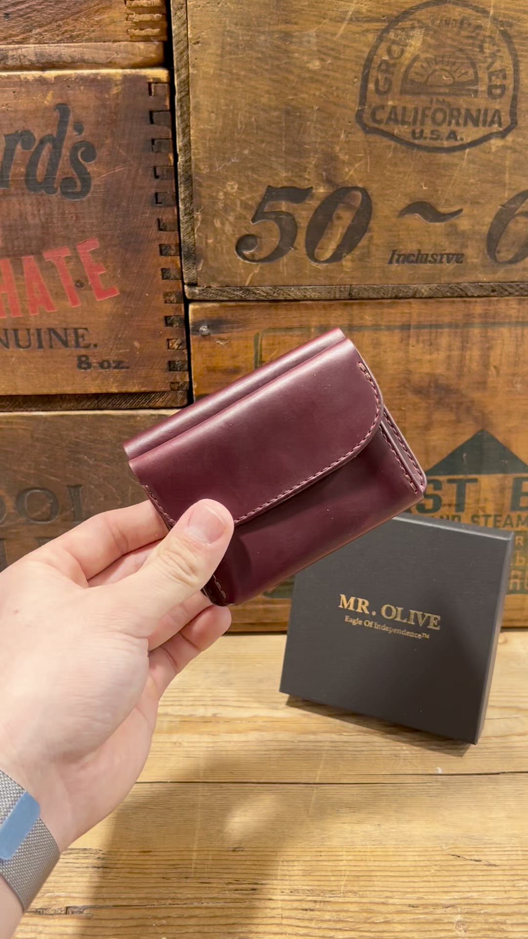 ホーウィン社】クロムエクセルレザー / コンパクトウォレット(ミニ