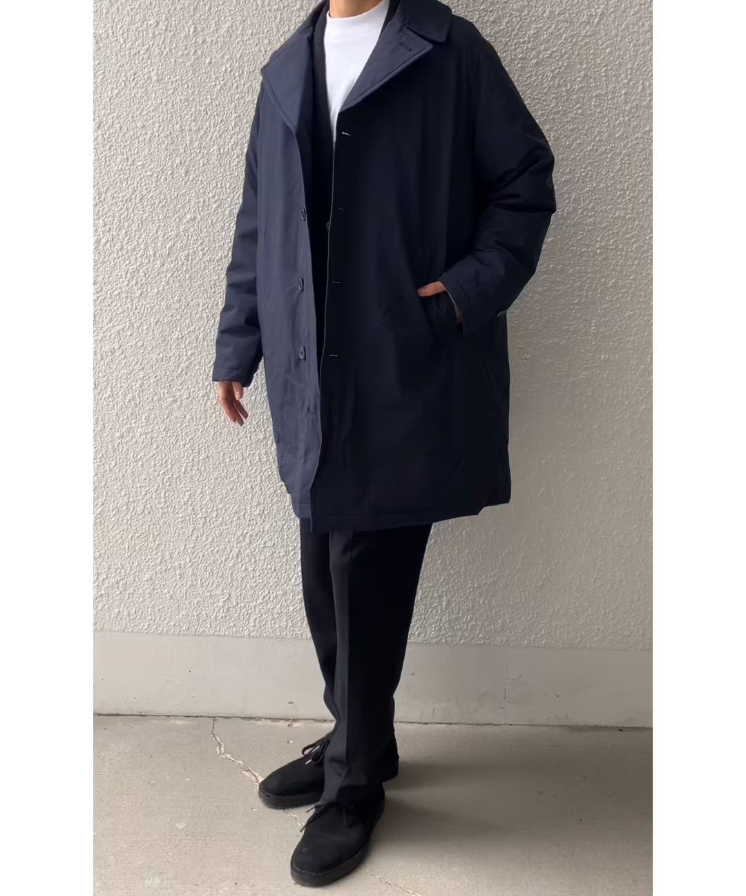 セール】SHIPS any:〈撥水/防風等〉多機能 ダウン クラシカル ミドル