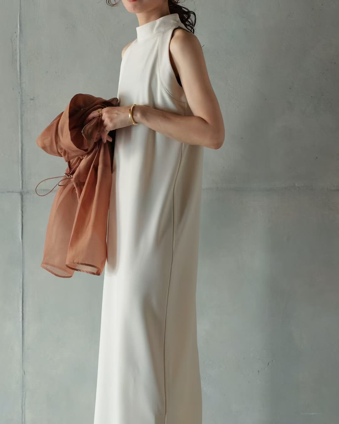 セール】kumika - ホルターネックワンピース made in INTER FACTORY