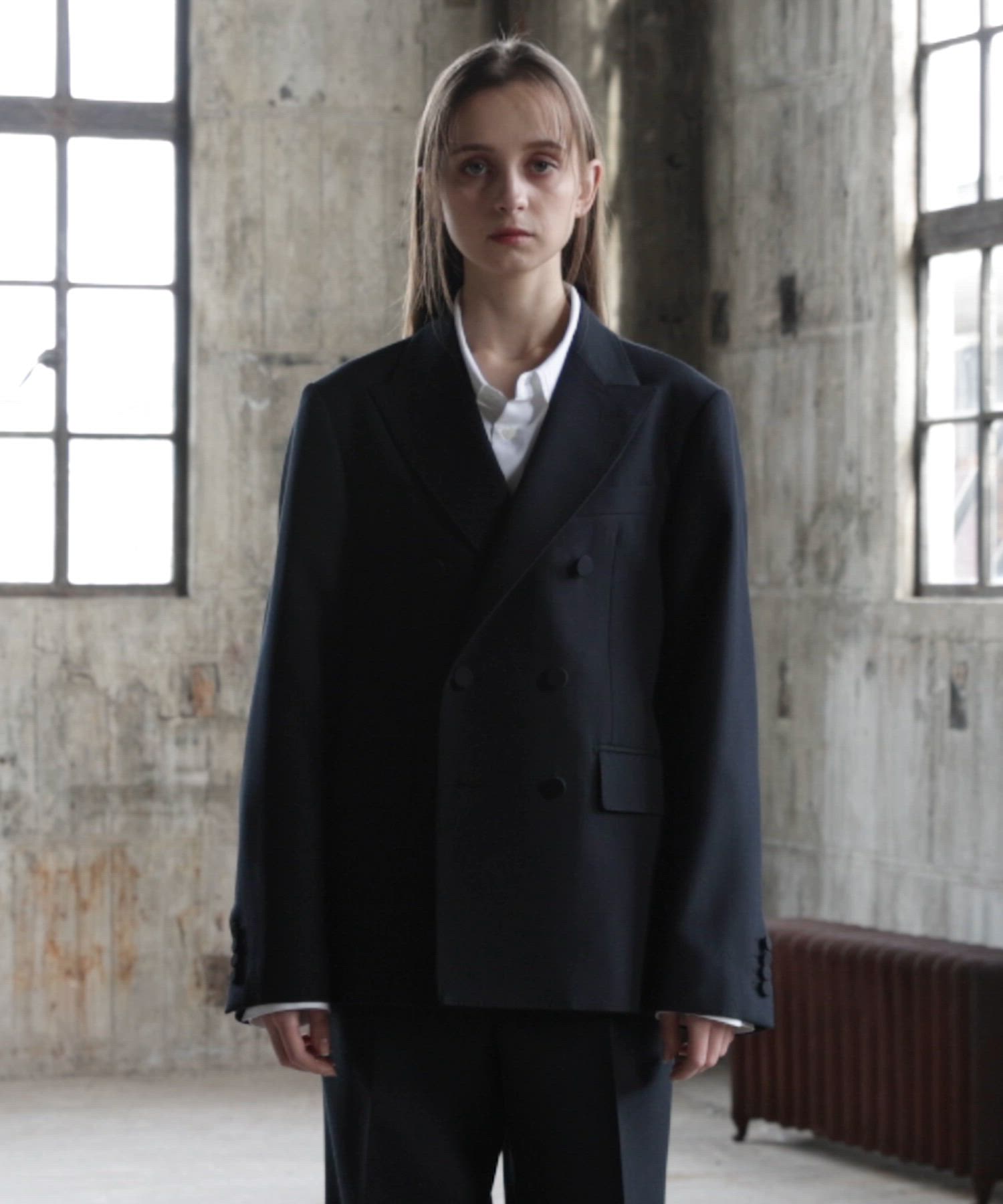 CLEL core.】Super 100s Bishu Wool Double Tailored Jacket