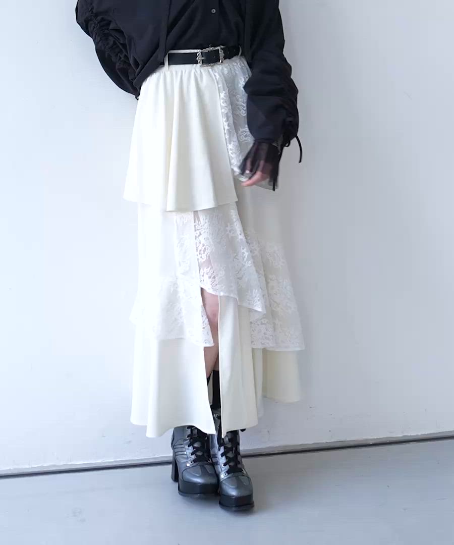 フリルレーススリットスカート(HARE)（スカート）｜HARE（ハレ）の