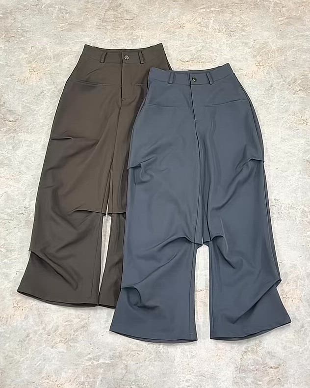 インアウトタックスラックスパンツ/SMLサイズ展開（スラックス