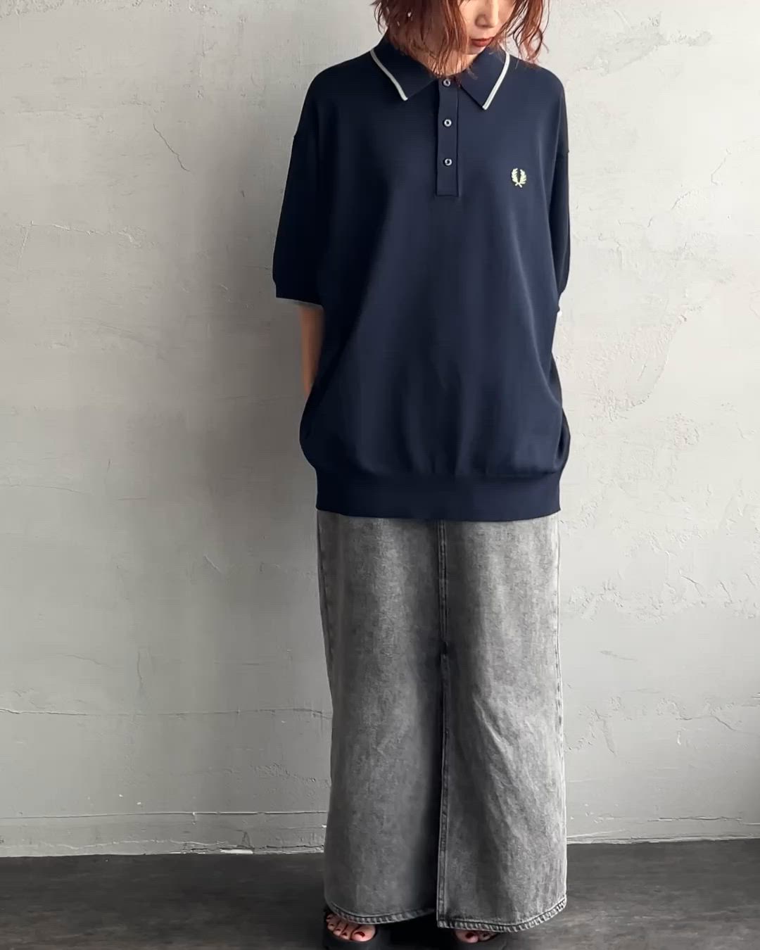 FRED PERRY/フレッドペリー] 別注 シングルティップライン サマー