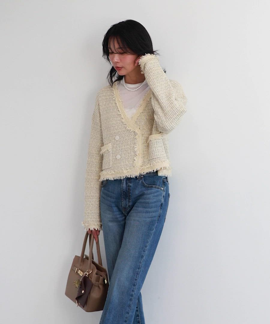 【美品】バンヤードストーム ツイードジャケット　セレモニー BARNYARDSTORM（バンヤードストーム）の「BARNYARDSTORM / ツイードV