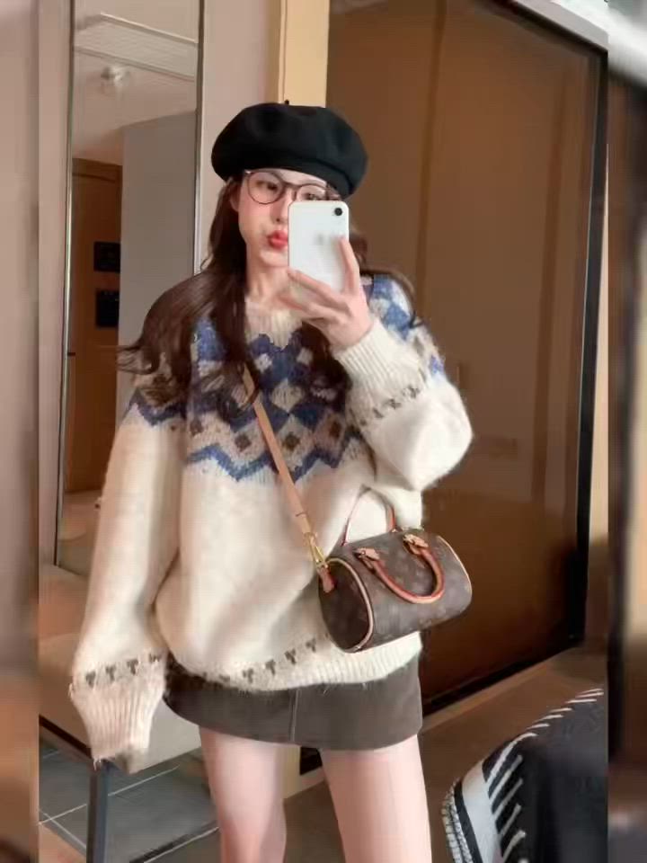 セール】【新色展開】ノルディックパターンニット（ニット/セーター