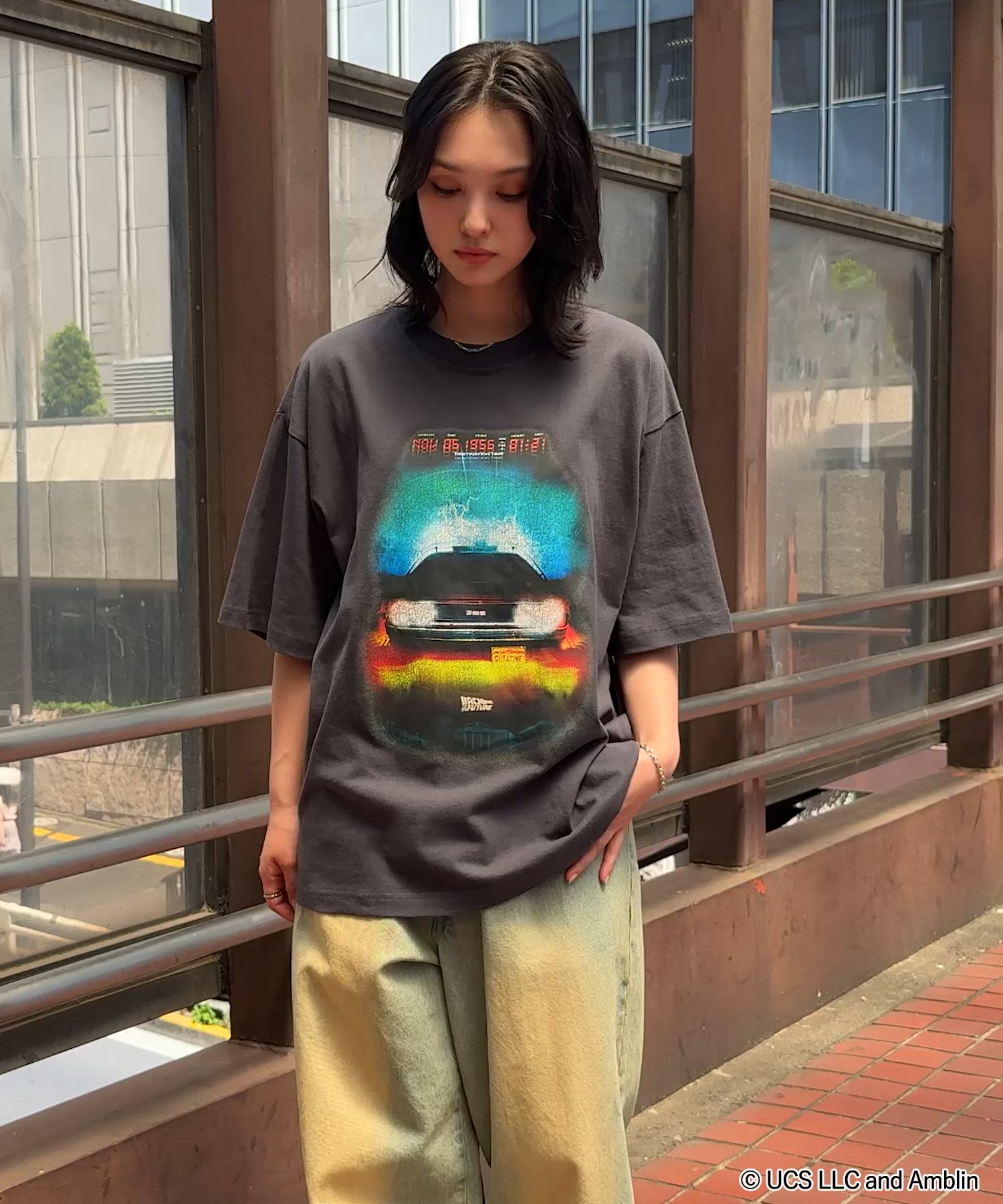 UNIVERSAL×たいさやのパークガイド】ヴィンテージライク グラフィック