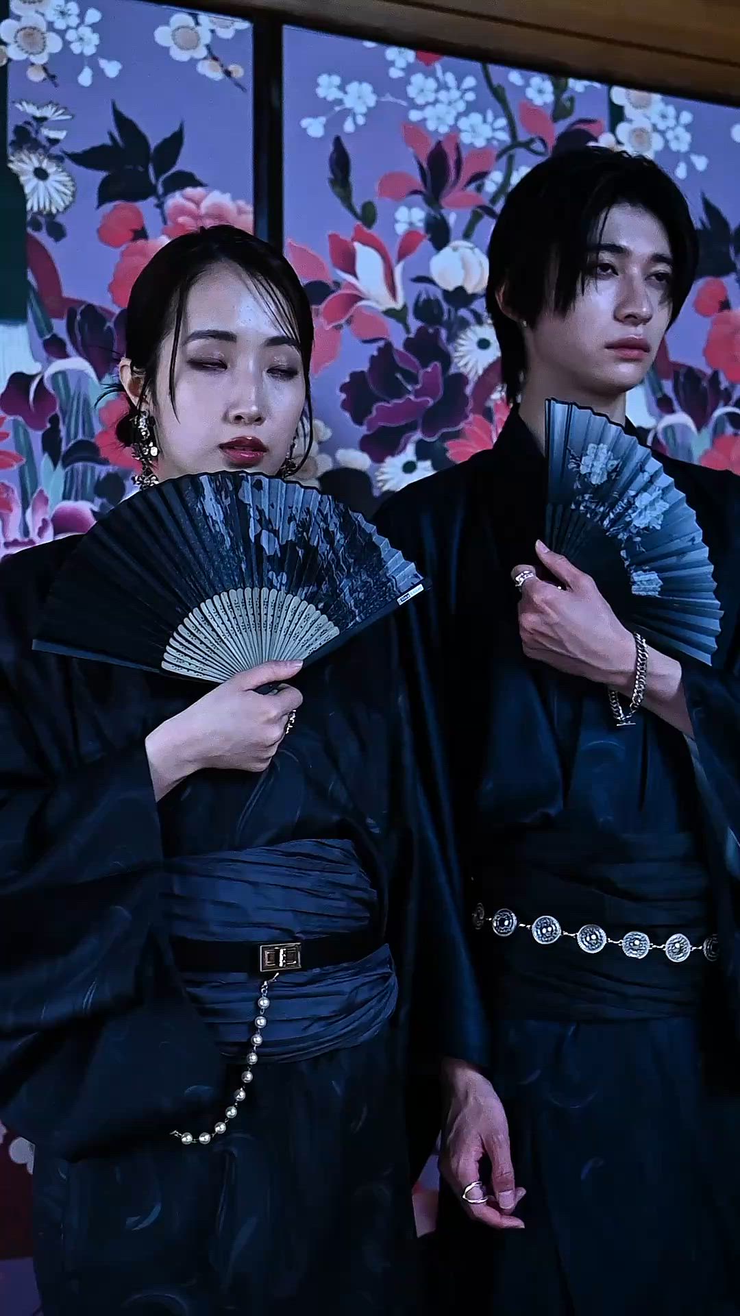 廃盤カラーアソート浴衣3点セットEllnoLoset ユニセックス モード 浴衣 アソート浴衣3点セット【浴衣＋兵児帯＋巾着】（浴衣）｜Ellno Loset