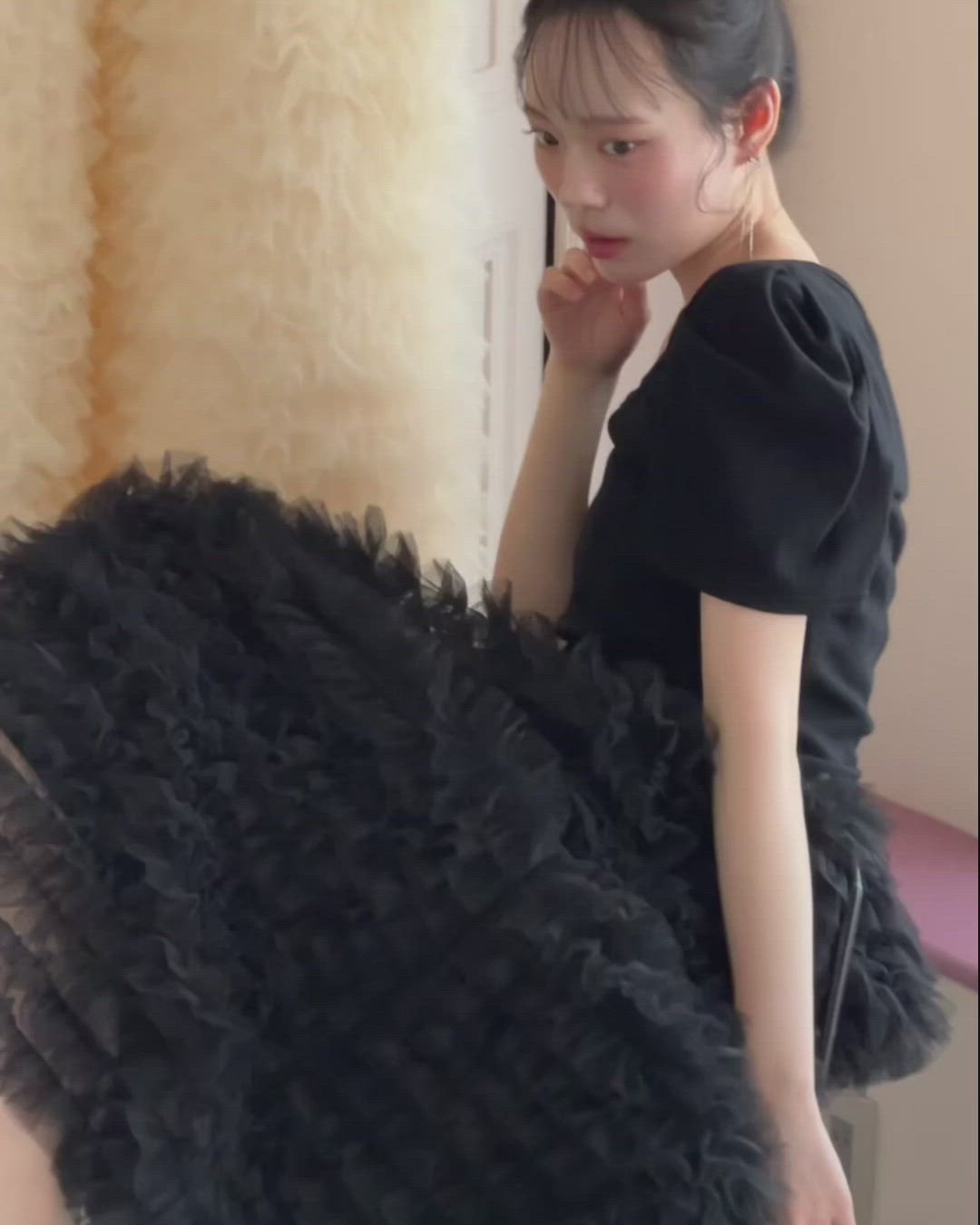 Olu. ボリュームチュールキャミワンピース ボリュームチュールキャミワンピース