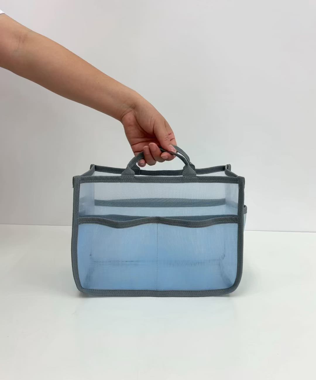 WEB限定 / 新色追加 / 詳細動画あり】メッシュバッグインバッグ大