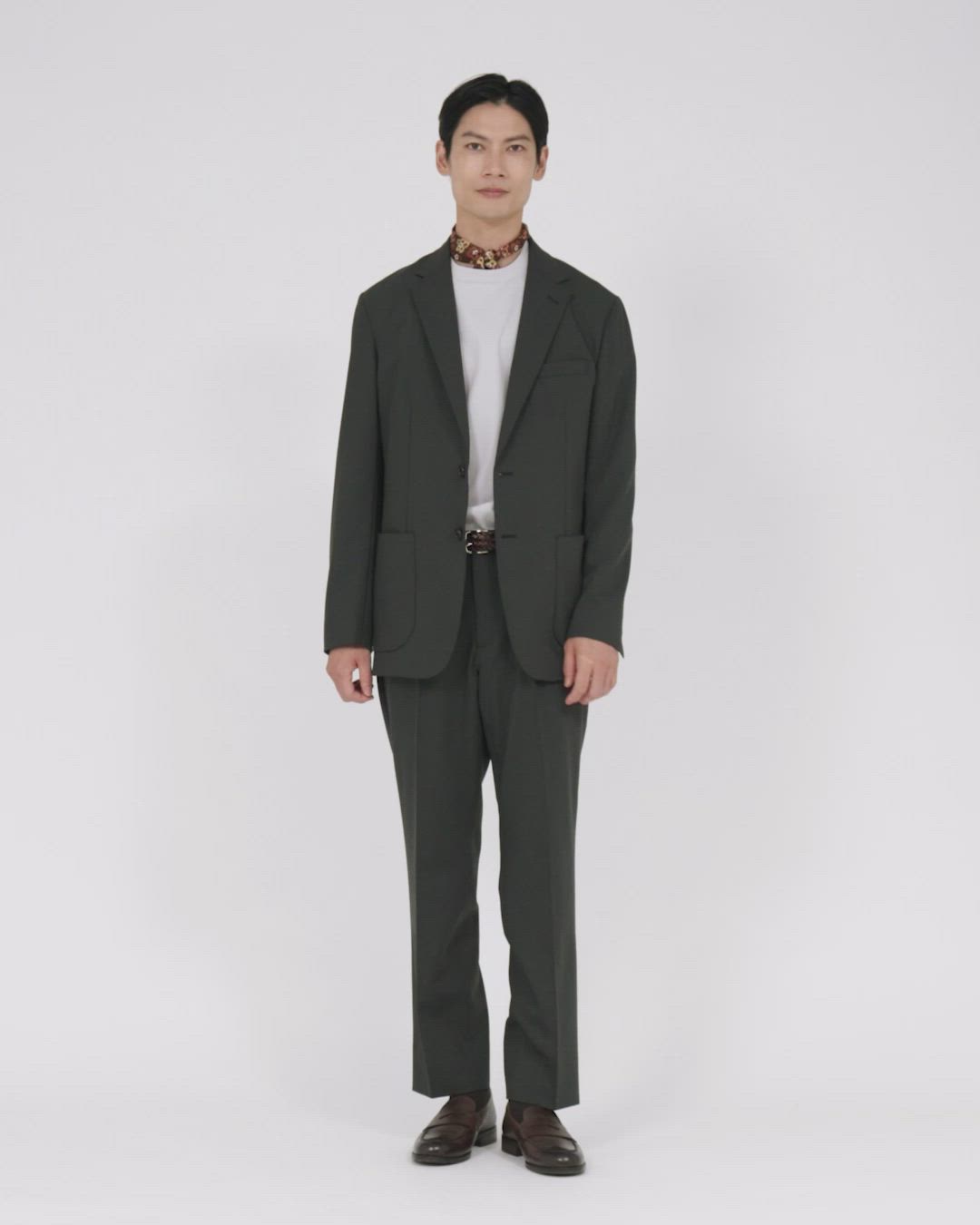 セール】A+ TW カラーギャバ スタンダード イージー スラックス