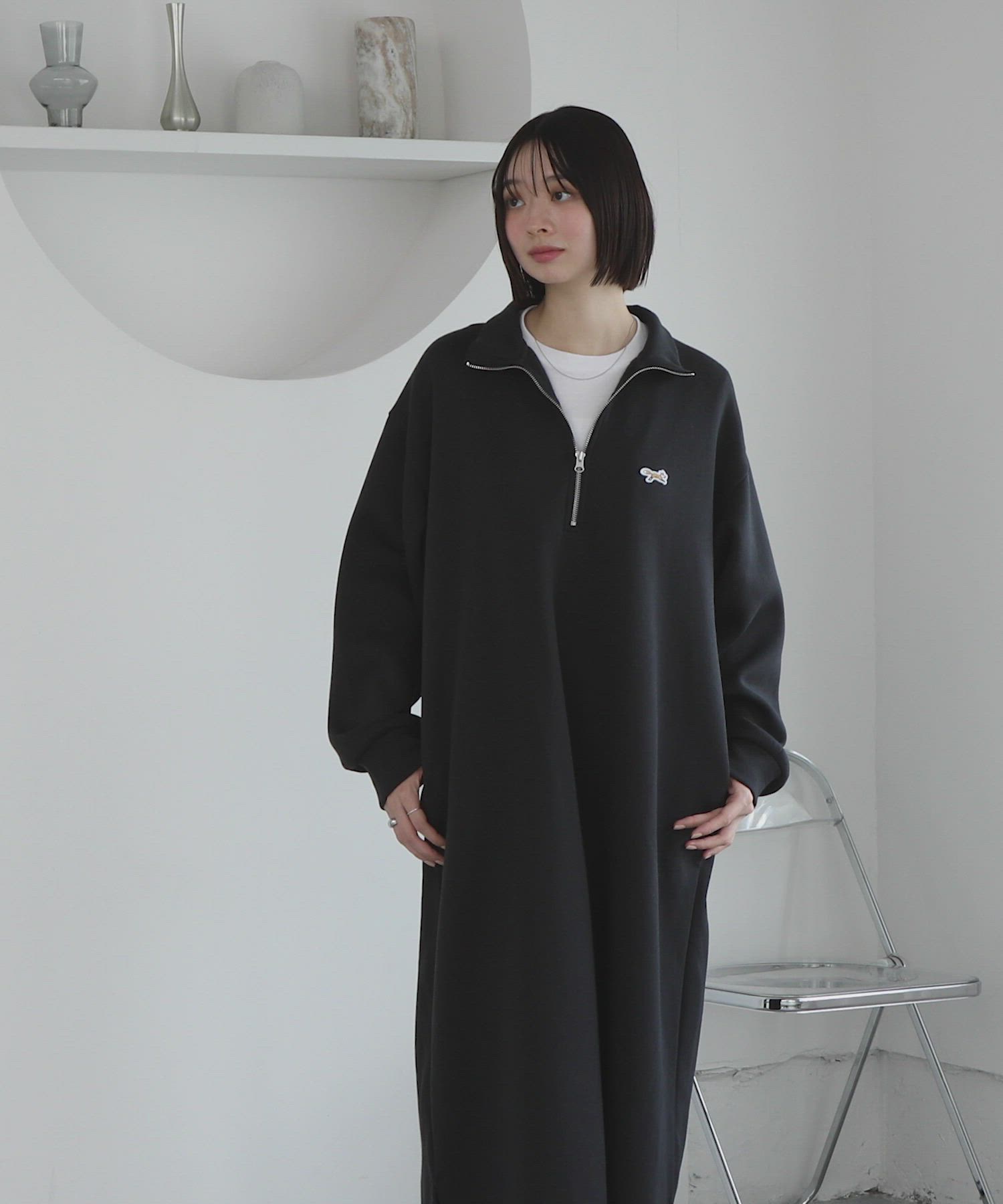 セール】PENNEYS/ペニーズ 別注 THE FOX ロゴ ワンポイント刺繍 ハーフ