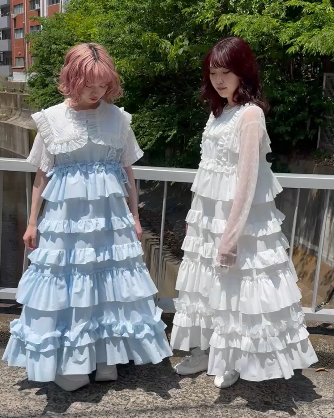 フリルティアードワンピース（ワンピース）｜merry jenny（メリー