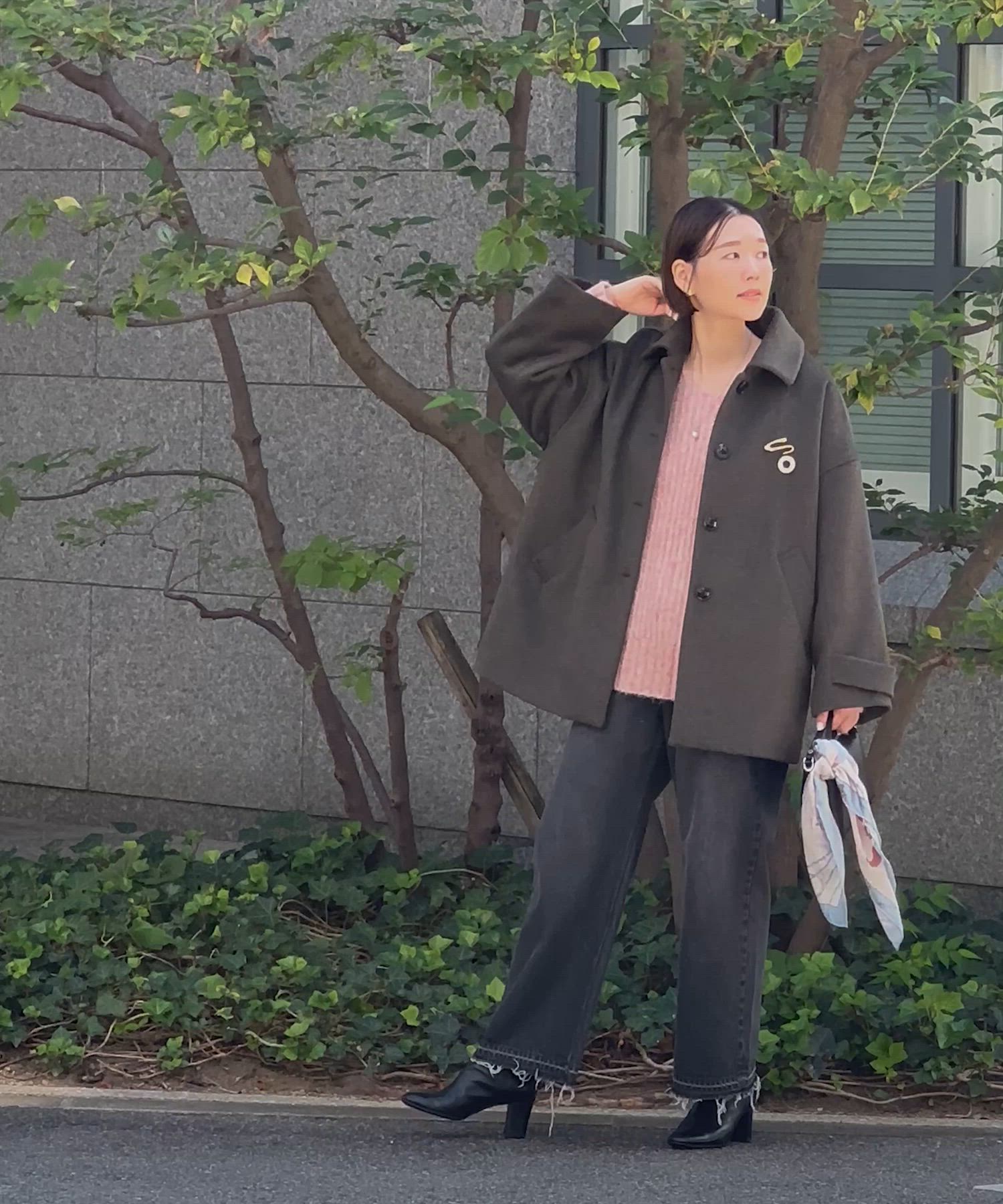 セール】F by ROSSO 『UR TECH』ビーバーテントラインコート（ステン  