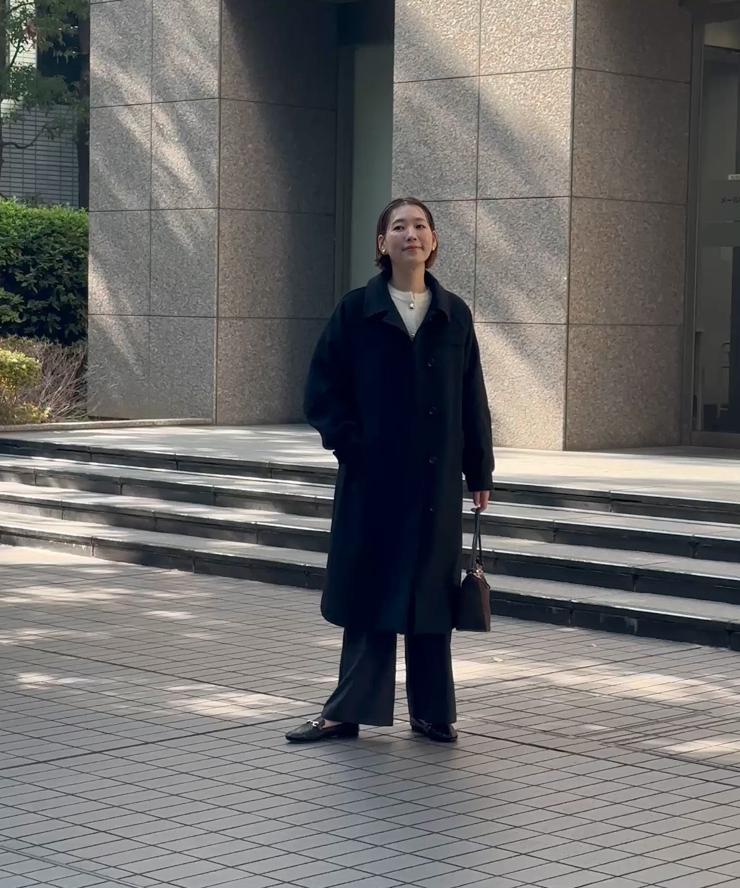 セール】F by ROSSO 『UR TECH』ビーバーステンカラーロングコート