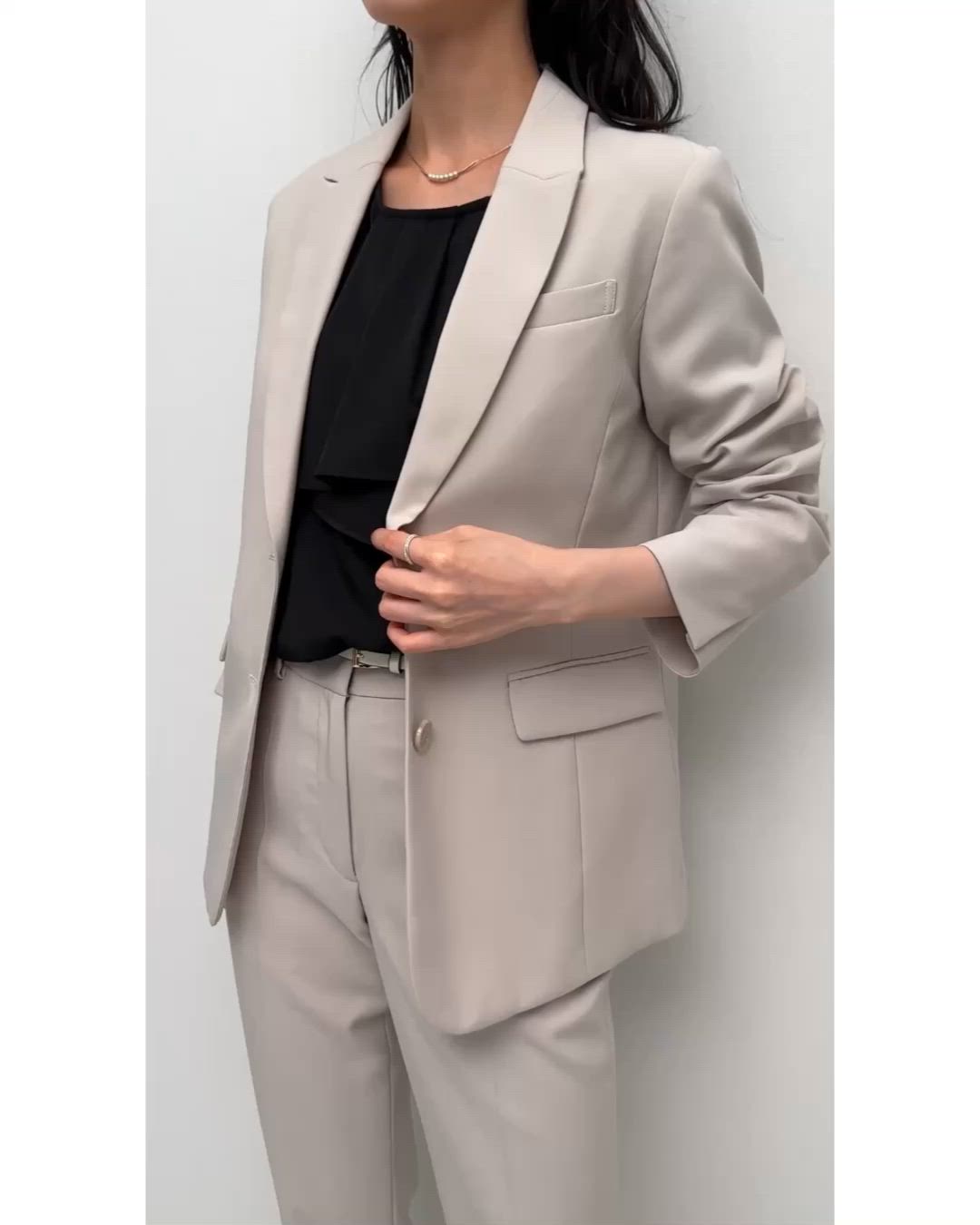 セール】選べる6タイプ洗えるスタイリッシュビジネススーツ テーラード