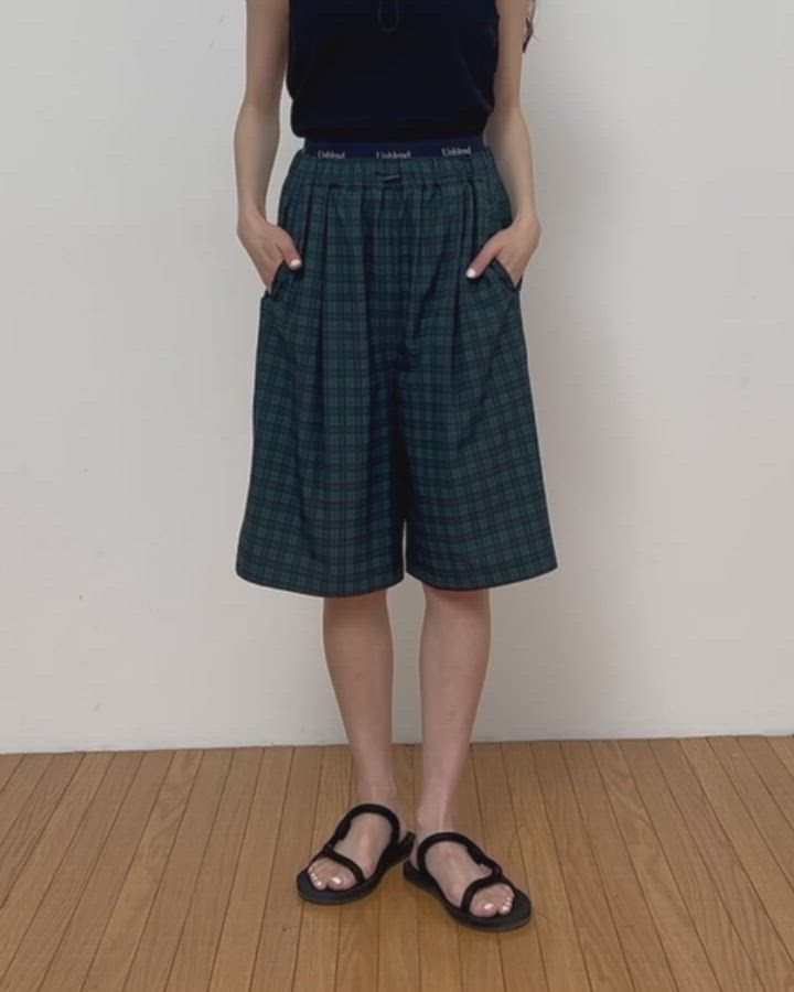 Unblend】セットアップ対応 / UVカット＆吸水速乾 水陸両用 チェック柄