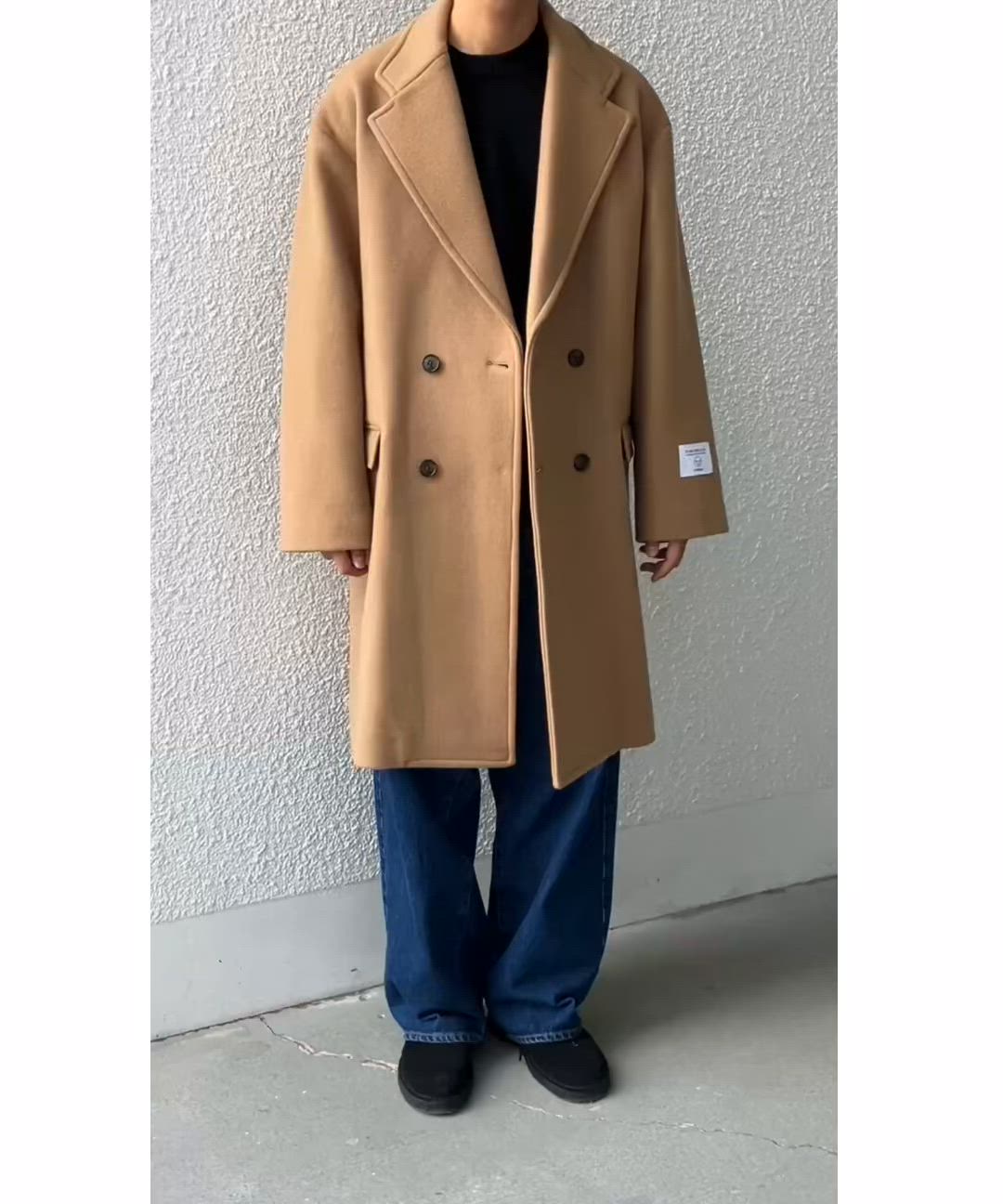 SHIPS any: PURE WOOL MELTON ダブル チェスターコート 25AW