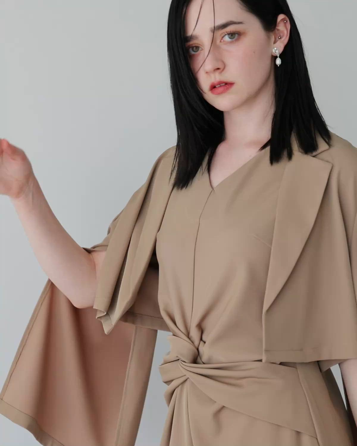 プラクティカルショートジャケットセットアップ 2点セット パンツ