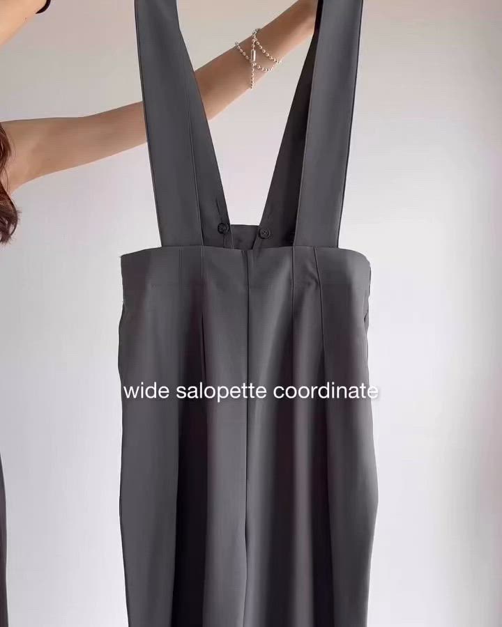 セール】【ms+ ideal】大人ワイド。ハイウエスト オーバーサイズ