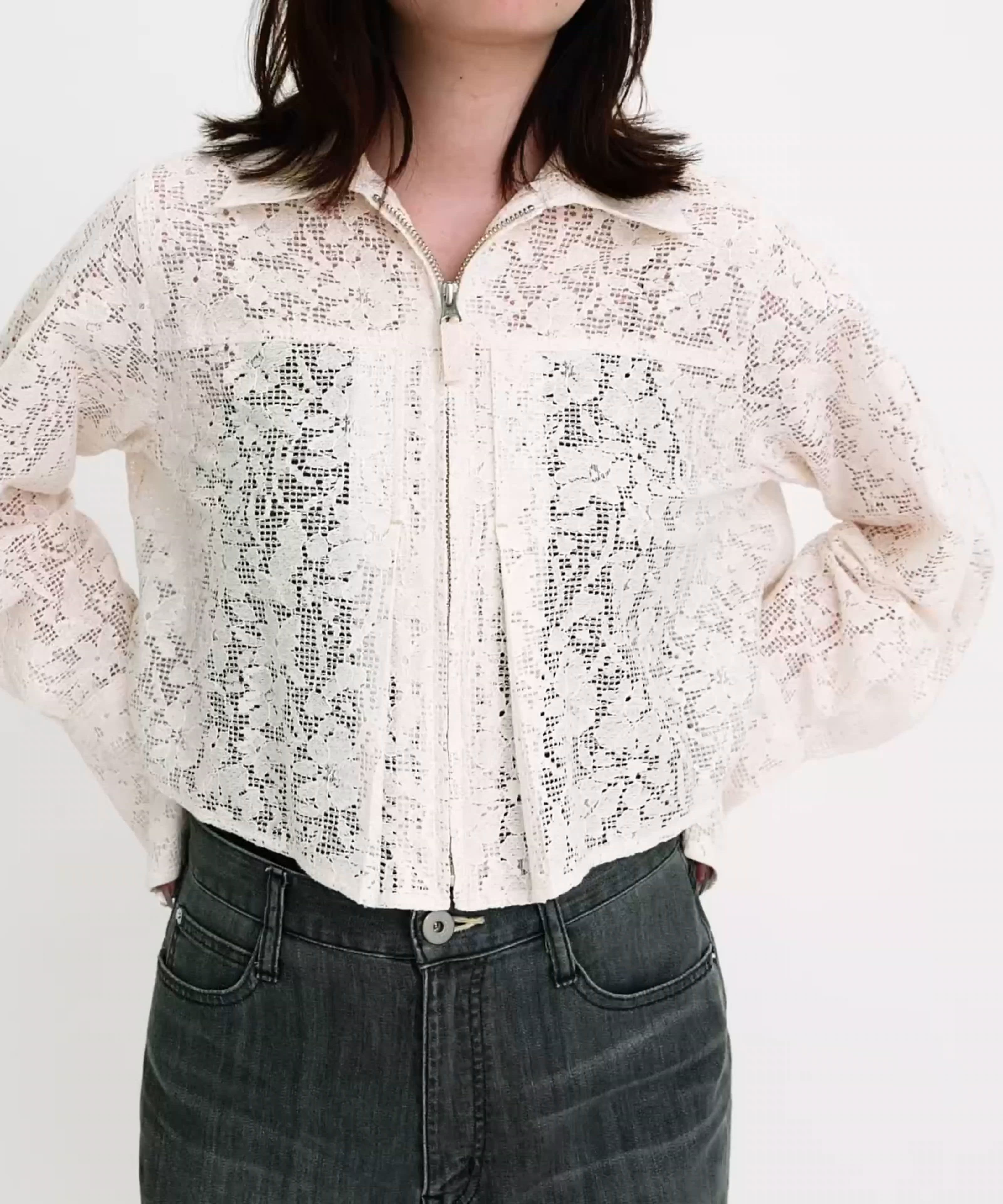 コットンレーストップス 楽天市場】≪ 特別セール ≫レースブラウス [C6236] レディース