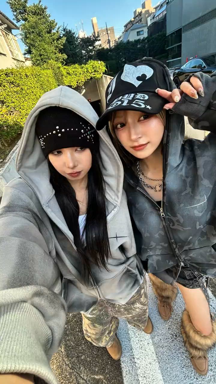 A'GEM/9 × .kom 『ARULE/アルール』Spray Zip Hoodie/スプレージップ