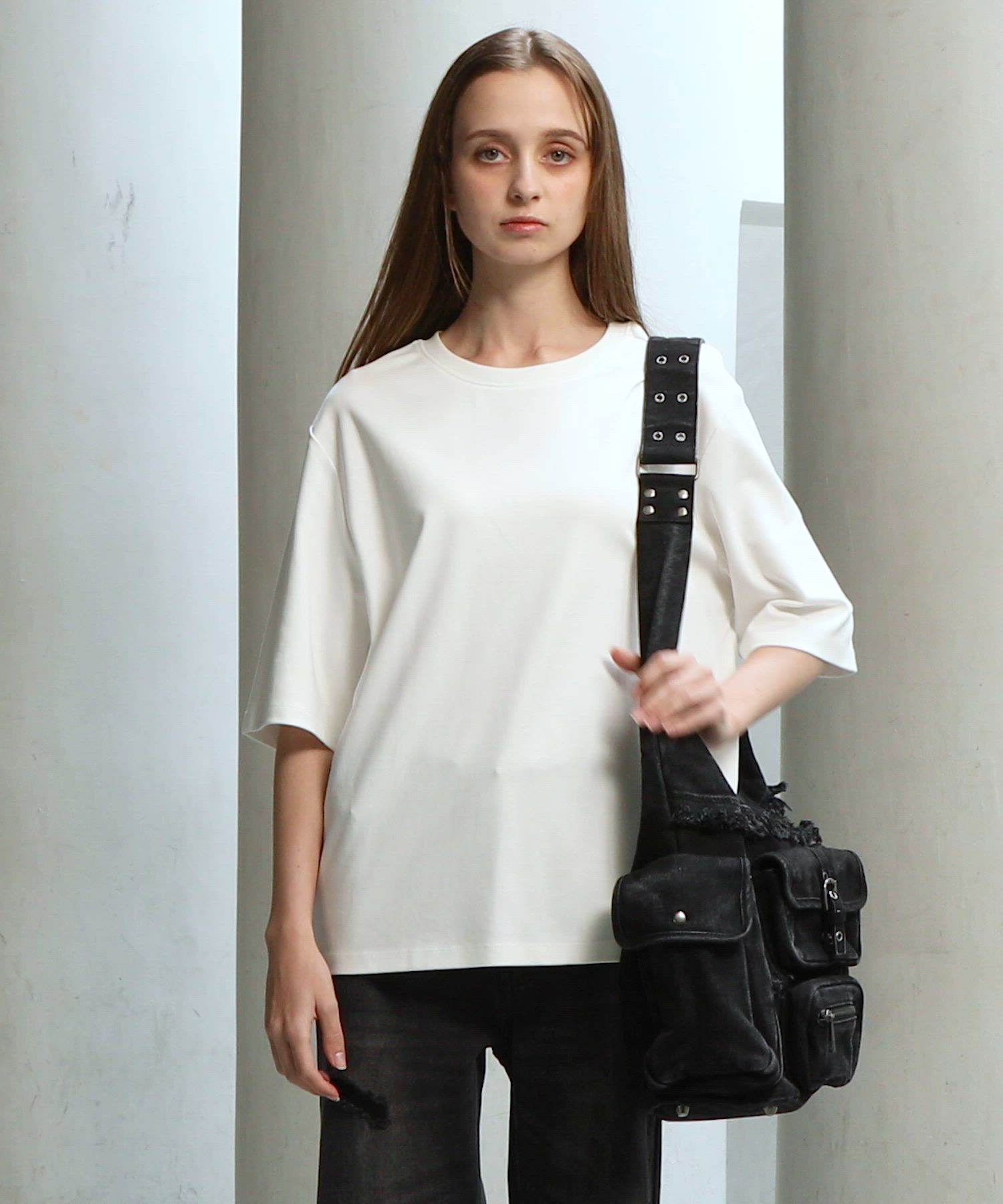 CLEL】Fringe/Basic Denim Shoulder Bag / フリンジ/ベーシック デニム 