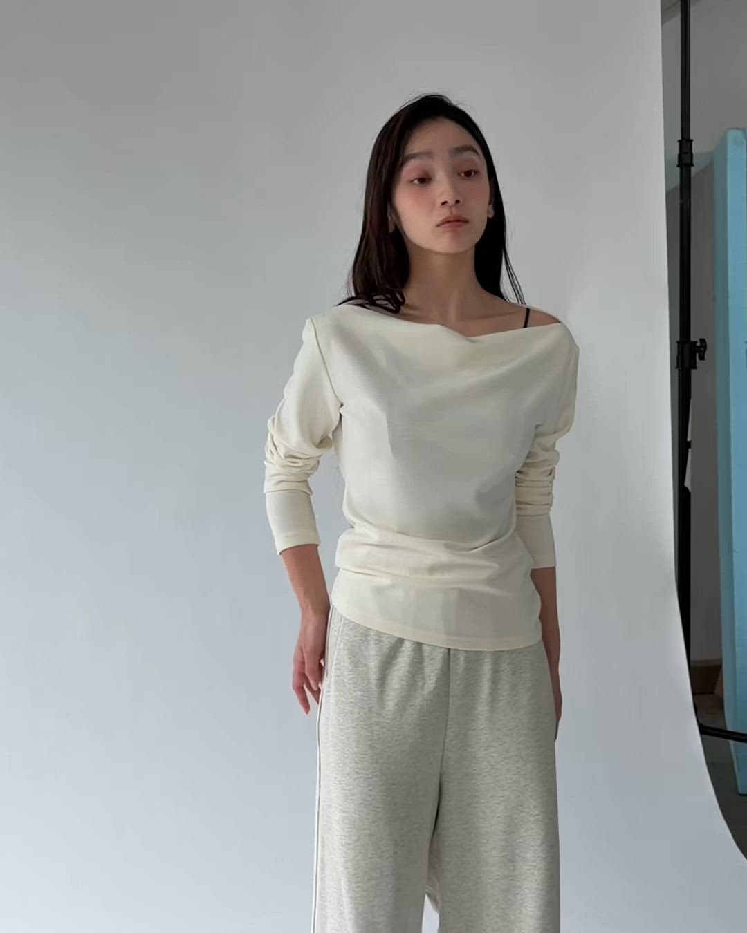 3way drape tops（3ウェイドレープトップス）（Tシャツ/カットソー