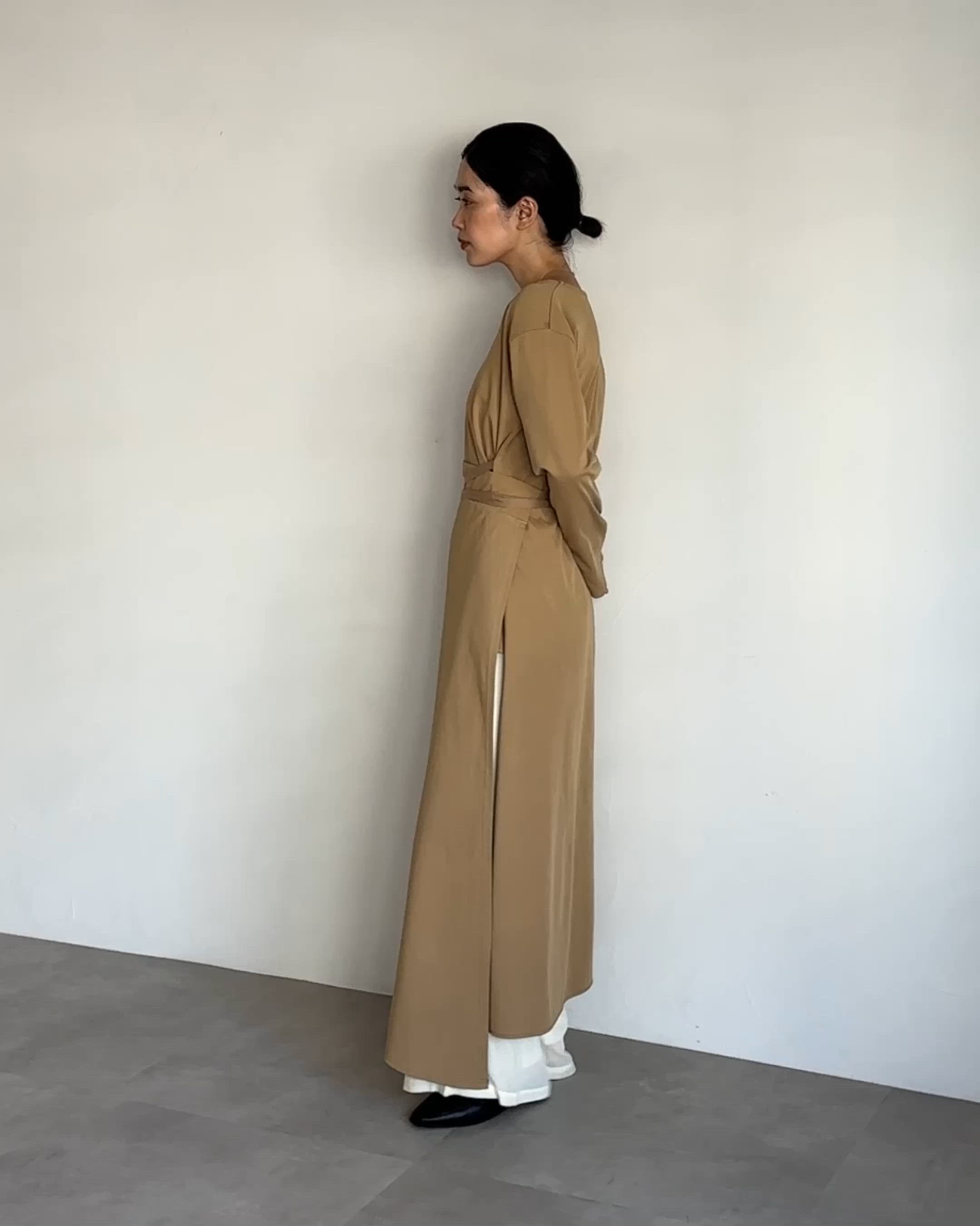 セール】【Et】Side Slit Wrap One-piece（ワンピース）｜select MOCA