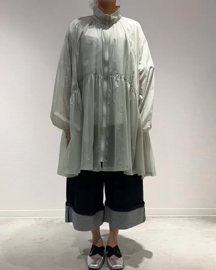 セール】タフタギャザーZIPブルゾン（ブルゾン）｜manana suerte