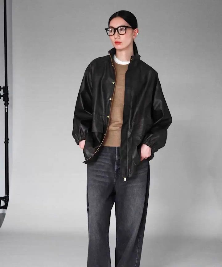 Curensology(カレンソロジー)/ヴィンテージフェイクレザーコート