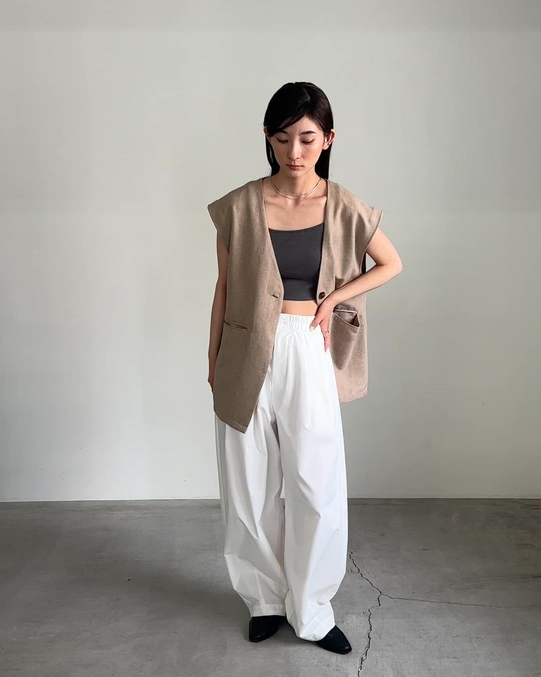 新色追加】タックバルーンワイドパンツ（その他パンツ）｜select MOCA