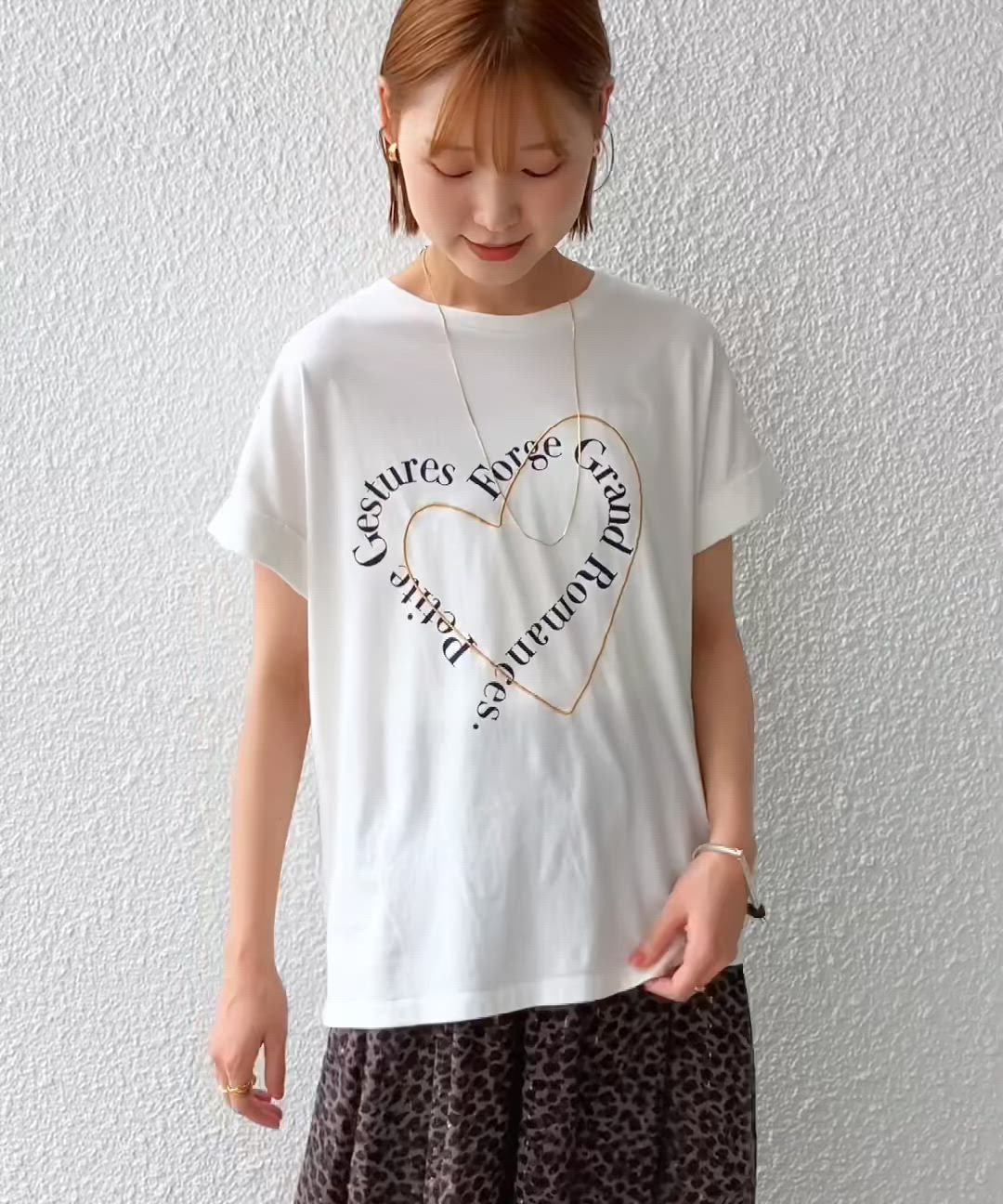 iii様一枚即日発送 WEB限定】〈手洗い可能〉バリエーション ロゴ 刺繍 プリントTEE（T