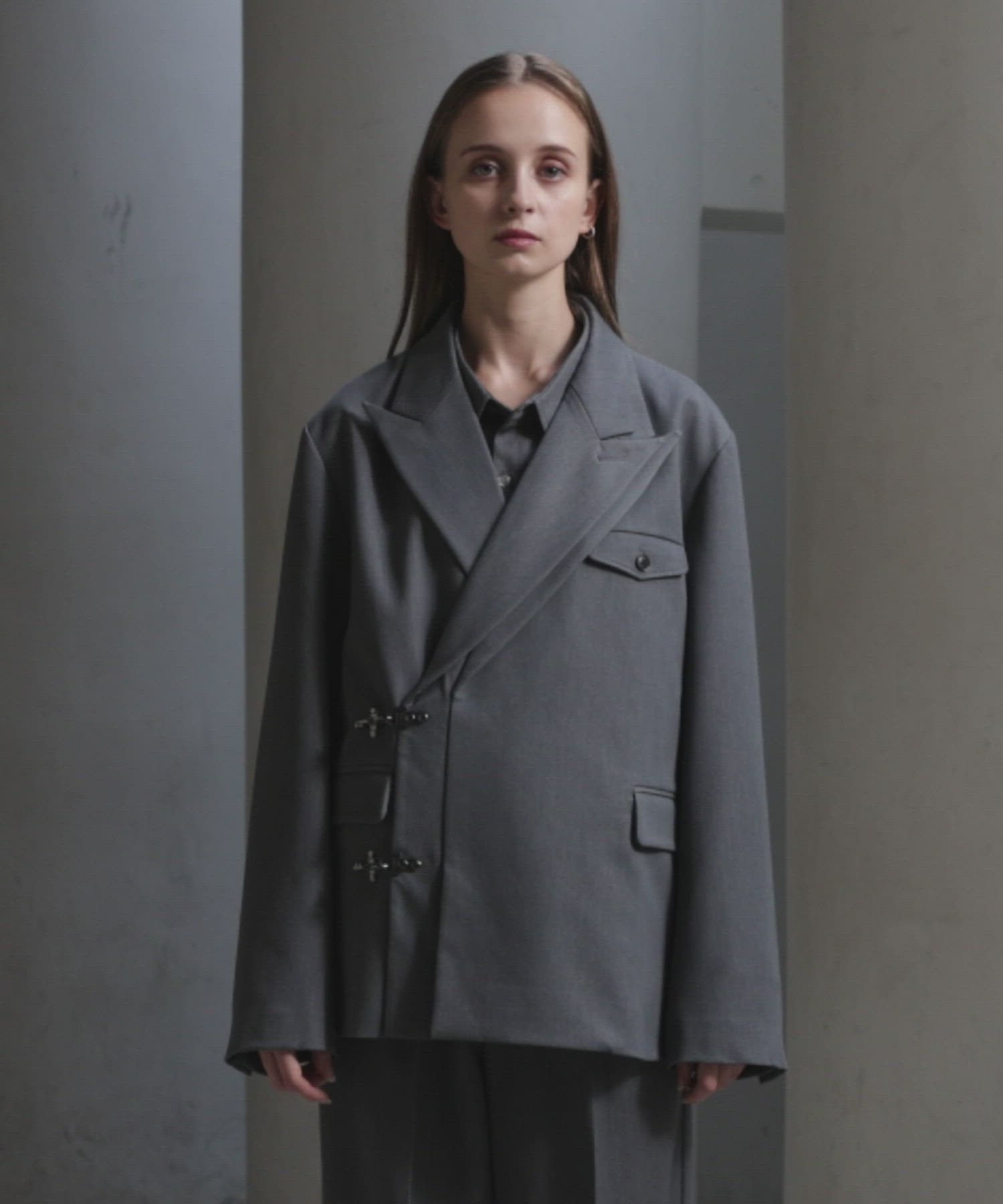 セール】【CLEL】Prime TR Double Lapel Tailored Jacket / プライムTR