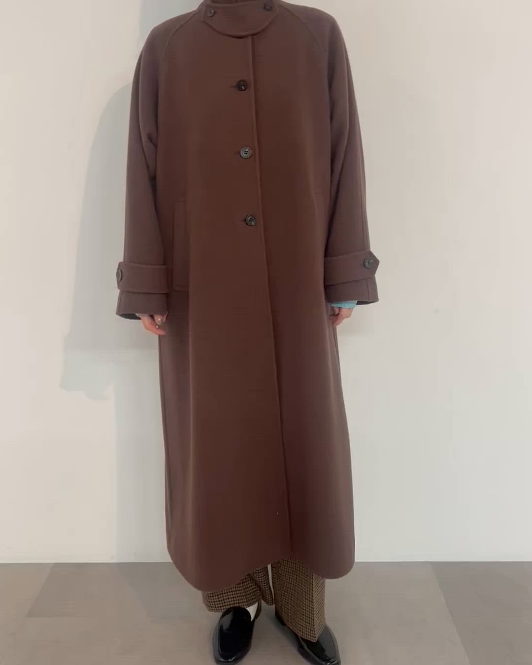 N. Natural Beauty Basic スタンドカラーロングコートS N. Natural Beauty Basic スタンドカラーロングコートS