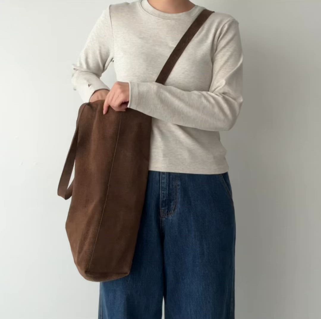 diggity スエード2wayバッグ（ショルダーバッグ）｜CANAL JEAN