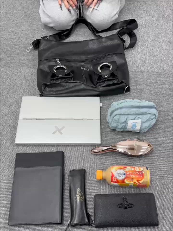 Never mind the XU】3way ring shoulder bag mini backpack hand bag