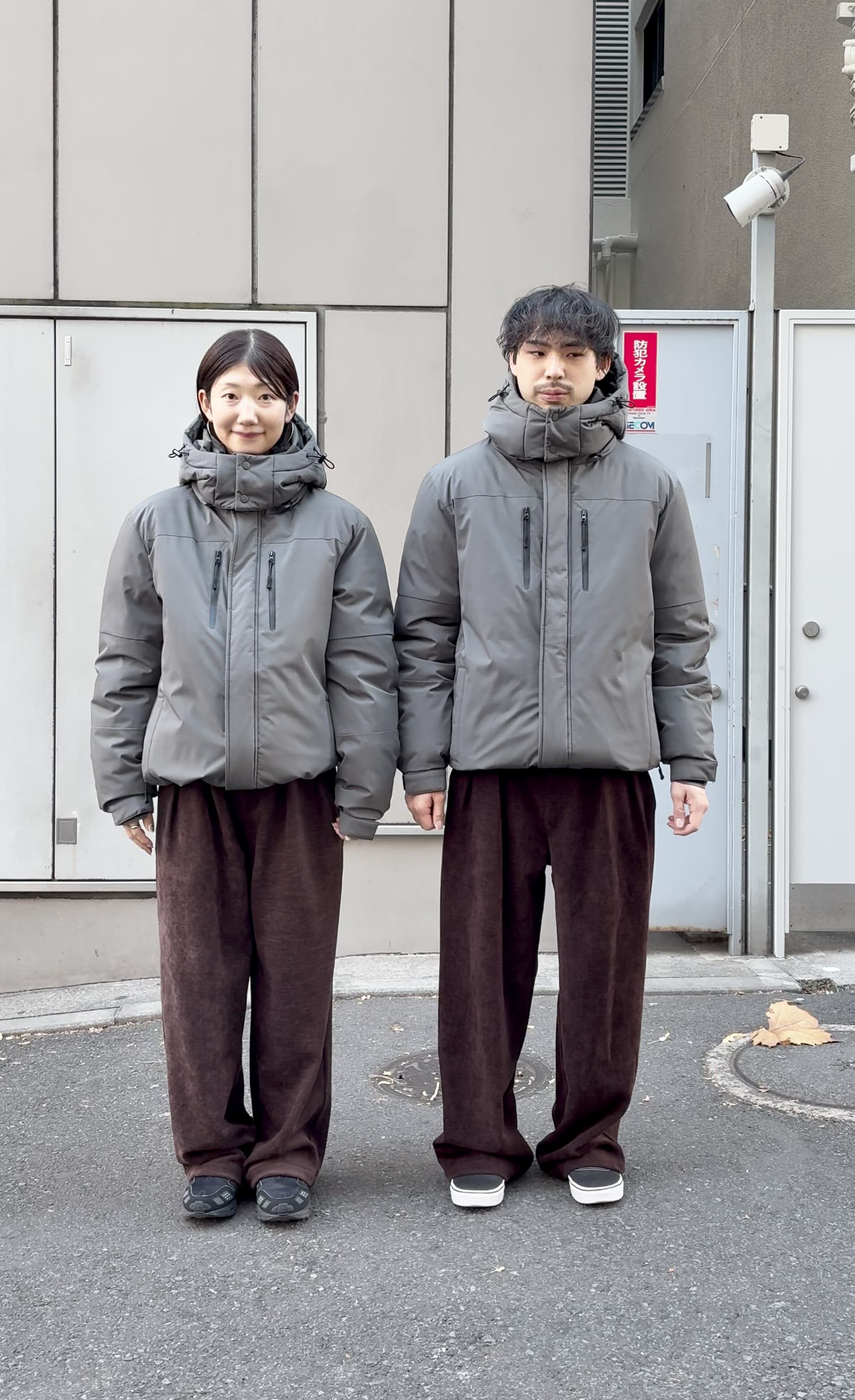 セール】【ユニセックス】防風/中綿/2WAYウォーマーパファーブルゾン